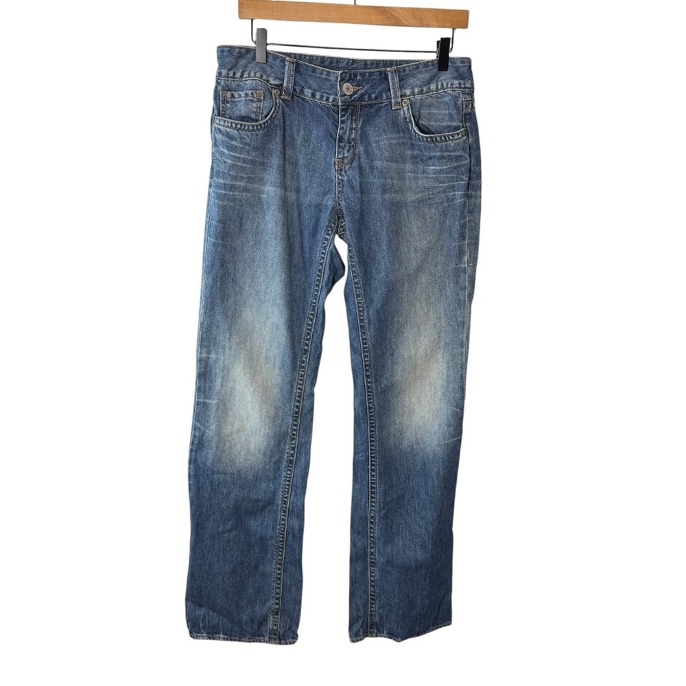 Buffalo David Bitton Regular Rise Rigid Loose Straight Size 29 100% Cotton